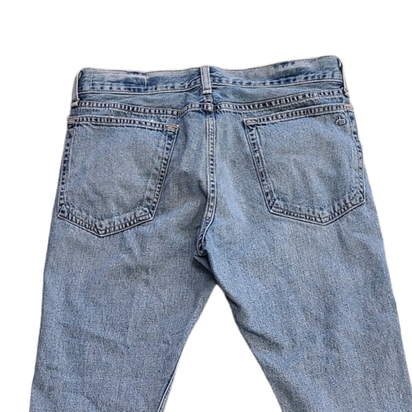 RAG & BONE Boyfriend Cropped Jeans, Womens 27, Distressed - Picture 3 of 8